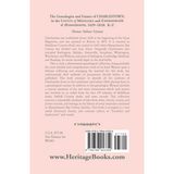 The Genealogies and Estates of Charlestown, in the County of Middlesex, and the Commonwealth of Massachusetts, 1629-1818, Volume 2 back cover