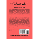 Edgefield County, South Carolina, Deed Books 13, 14 and 15 back cover