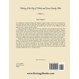 History of the City of Toledo and Lucas County, Ohio, Volume 1 back cover