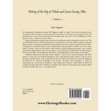 History of the City of Toledo and Lucas County, Ohio, Volume 1 back cover