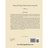 History of the City of Toledo and Lucas County, Ohio, Volume 4 back cover