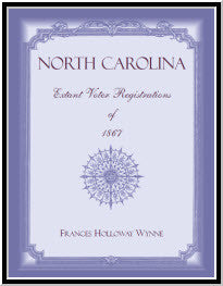 North Carolina Extant Voter Registrations of 1867