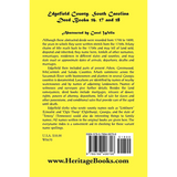 Edgefield County, South Carolina, Deed Books 16, 17 and 18 back cover