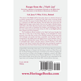 Escape from the "Maple Leaf", Including a roster of Confederate Officers on the "Maple Leaf" and a discussion of the System of Exchanges and Paroles back cover