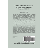 Barber Genealogy: Descendants of Thomas Barber of Windsor, Connecticut, 1614-1909 back cover