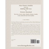 Nine Pioneer Families From the Sideling Hill Area in Western Maryland back cover