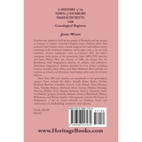 A History of the Town of Duxbury [Plymouth County], Massachusetts, with Genealogical Registers back cover