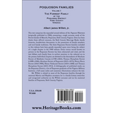 Poquoson Families, Volume I: The Forrest Family of the Poquoson District, York County, Virginia [case-laminate] back cover