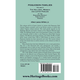 Poquoson Families, Volume II: The Holloway, Messick, and Linton Families of the Poquoson District, York County, Virginia [hardcover] back cover