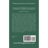 Representative Families of Northampton, [Massachusetts] back cover