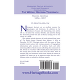 Marriages, Deaths, Accidents, Duels and Runaways, etc., Compiled from the "Weekly Georgia Telegraph", Macon, Georgia, 1854-1857 back cover