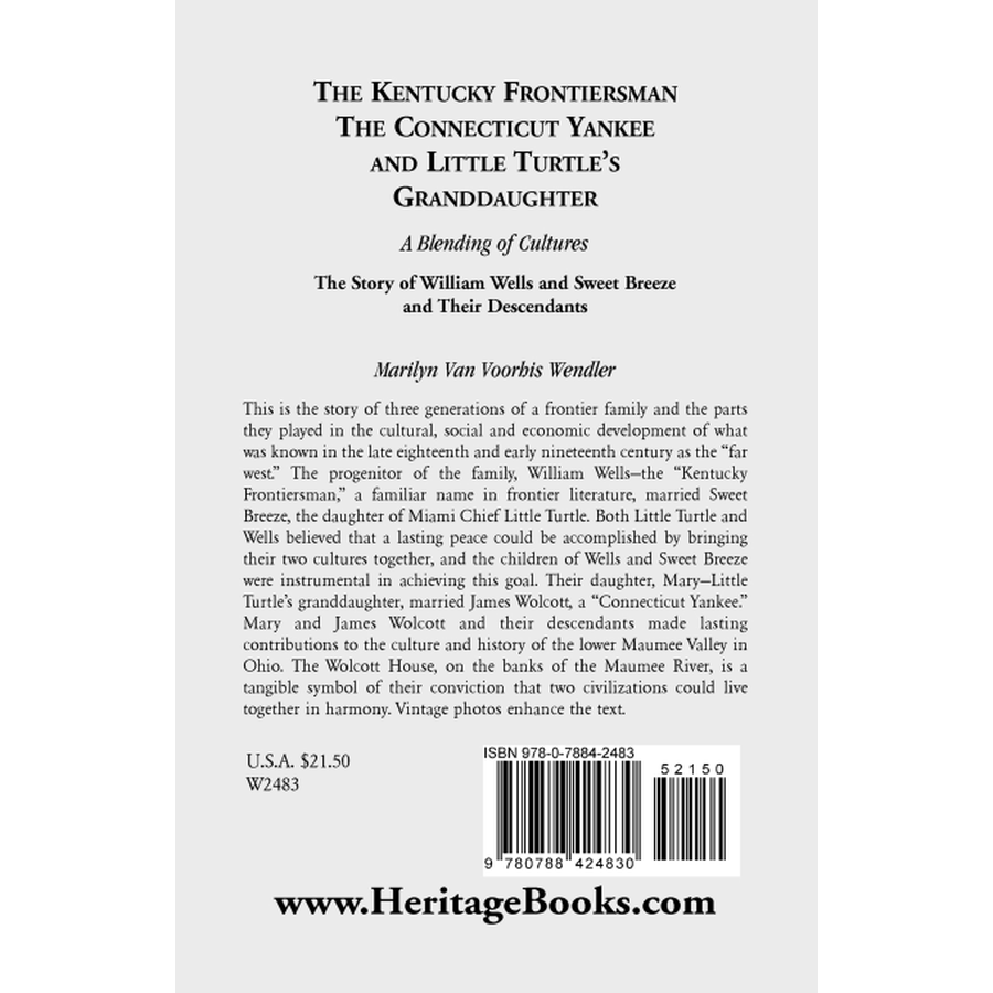 The Kentucky Frontiersman, The Connecticut Yankee, and Little Turtle's Granddaughter back cover