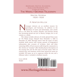 Marriages, Deaths, Accidents, Duels and Runaways, etc., Compiled from the "Weekly Georgia Telegraph", Macon, Georgia, 1826-1828 back cover