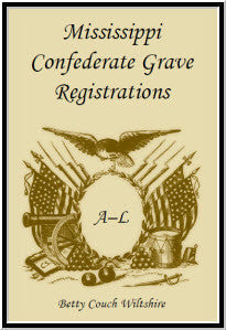 Mississippi Confederate Grave Registrations, A-L