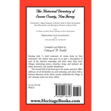 The Historical Directory of Sussex County, New Jersey back cover