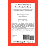 The Historical Directory of Sussex County, New Jersey back cover