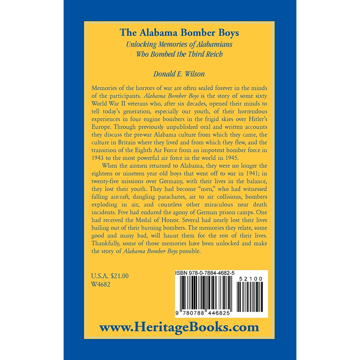 The Alabama Bomber Boys: Unlocking Memories of Alabamians Who Bombed the Third Reich back cover