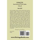 Ranger: North American Frontier Soldier, Volume II back cover