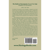 The Battle of Sacramento: Forrest's First Fight, A Skirmish of Future Generals back cover