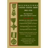 Decorations United States Army, 1862-1926