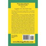 Wooley Twigs and Branches with Related Families Volume 1 back cover