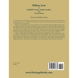 William Scott of Fairfield County, South Carolina and His Descendents back cover