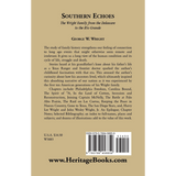 Southern Echoes: The Wright Family from the Delaware to the Rio Grande back cover