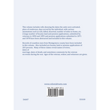 Maryland Militia in the War of 1812, Volume 7: Montgomery County back cover