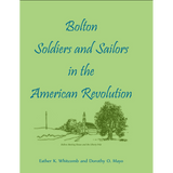 Bolton Soldiers and Sailors in the American Revolution