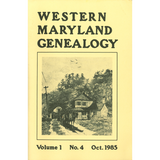 Western Maryland Genealogy, Volume 1, 1-4, 1985