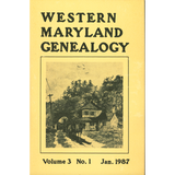 Western Maryland Genealogy, Volume 3, No. 1-4, 1987