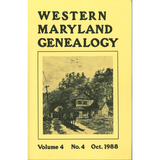 Western Maryland Genealogy, Volume 4, 1-4, 1988