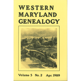 Western Maryland Genealogy, Volume 5, No. 2
