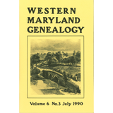 Western Maryland Genealogy, Volume 6, 1990