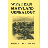 Western Maryland Genealogy, Volume 7, 1-4, 1991