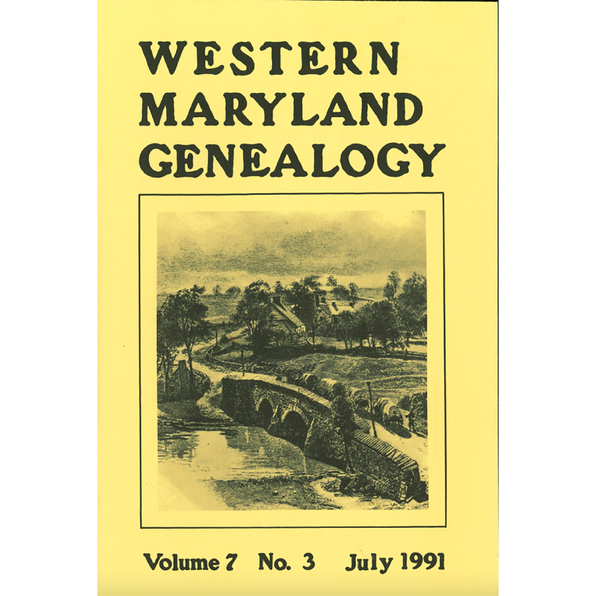 Western Maryland Genealogy, Volume 7, 1-4, 1991