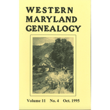 Western Maryland Genealogy, Volume 11, No. 4