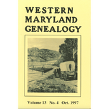 Western Maryland Genealogy, Volume 13, No. 4