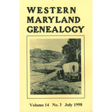 Western Maryland Genealogy, Volume 14, No. 3