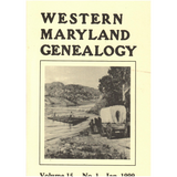 Western Maryland Genealogy, Volume 15, No. 1, 1999