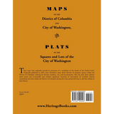Maps of the District of Columbia and City of Washington, and Plats of the Squares and Lots of the City of Washington back cover
