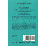 The Historical Address and Other Accounts of the Exercises Commemorating the 200th Anniversary of the Organization of the First Congregational Church, New Milford [Litchfield County], Connecticut back cover