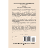 Stackpole's History of Winthrop, Maine with Genealogical Notes, Volume II back cover