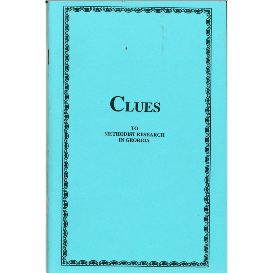 Clues to Methodist Research in Georgia