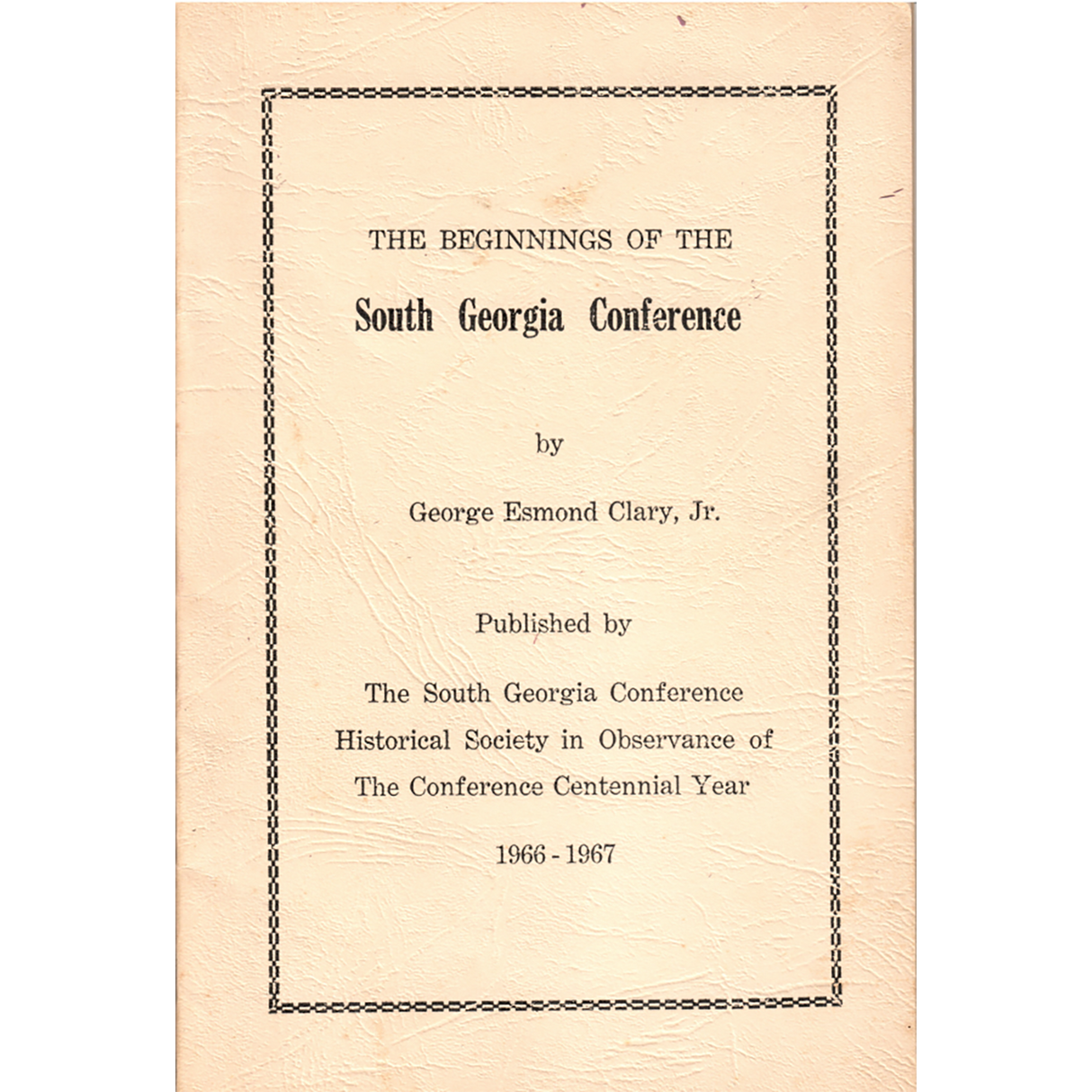 The Beginnings of the South Georgia Conference