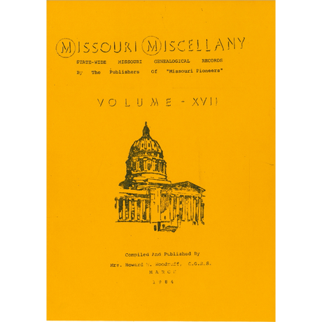Missouri Miscellany: Volume 17