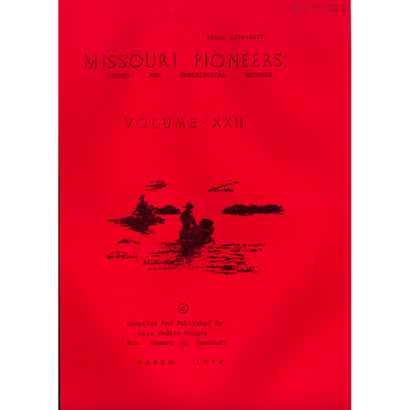 Missouri Pioneers: Volume 22