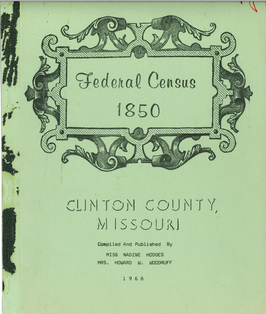 1850 Clinton County, Missouri Federal Census