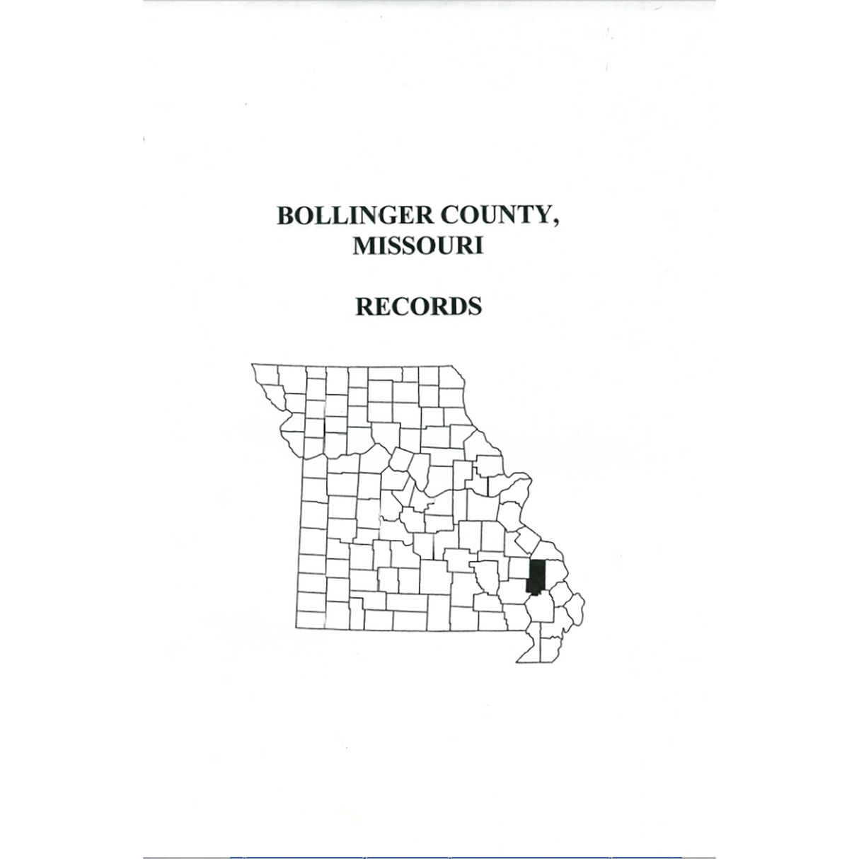 Bollinger County, Missouri Records