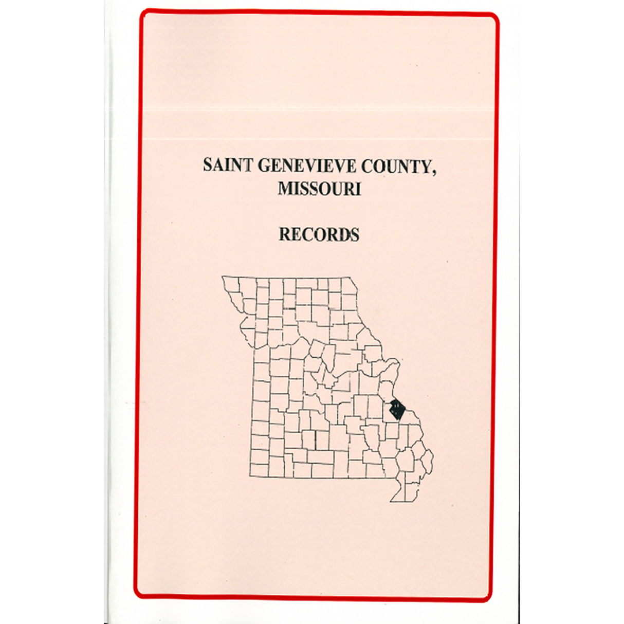 St. Genevieve County, Missouri Records